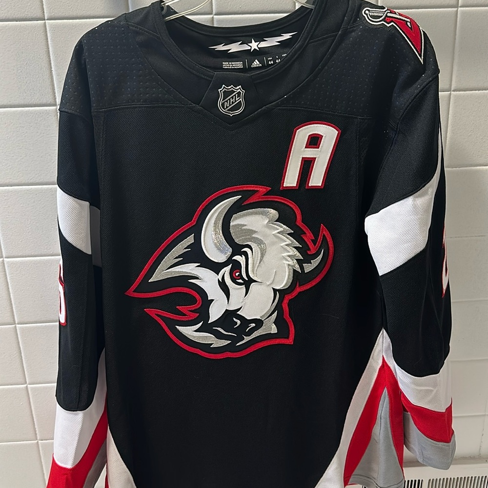 black and red adidas Buffalo Sabres Jersey